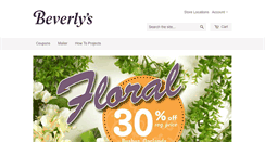 Desktop Screenshot of beverlys.com