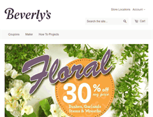 Tablet Screenshot of beverlys.com